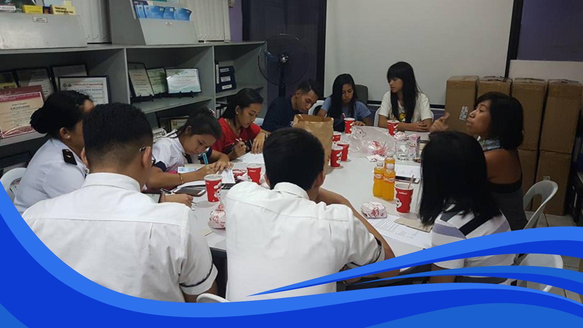 JBLFMU CES Leads the Planning Meeting for the Trash-to-Art and Urban Gardening Project