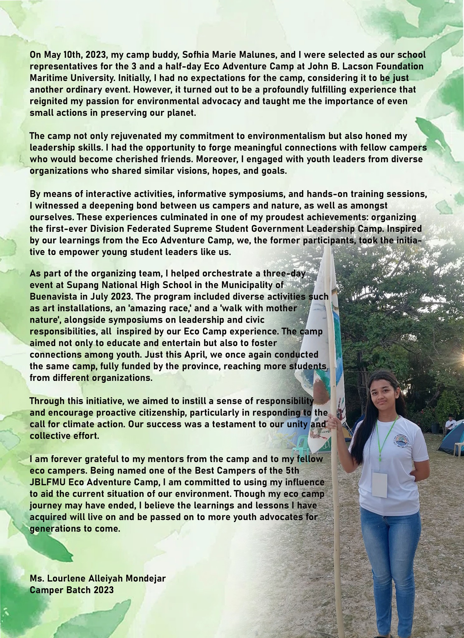 Voices of Change: Eco-Adventure Camp Alumni Speak