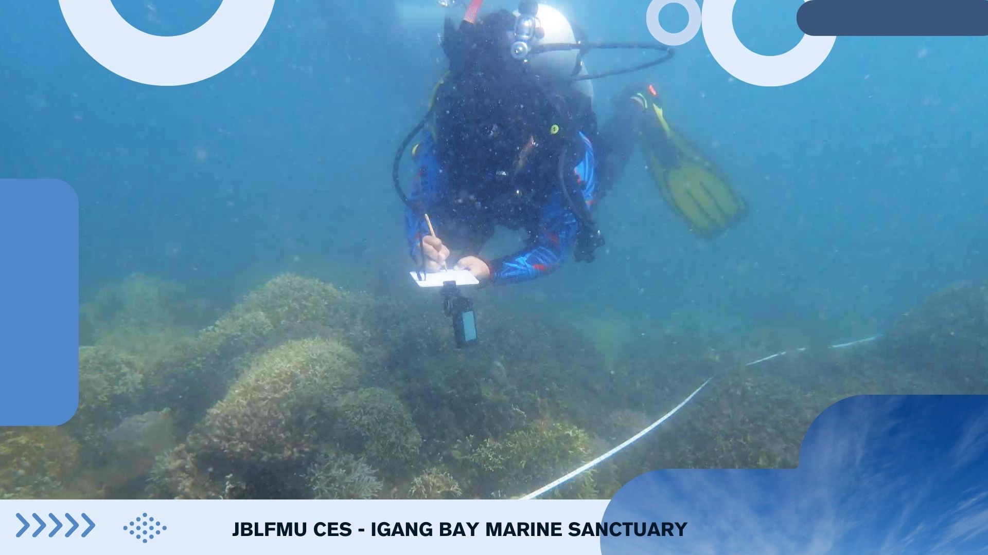 Monitoring Marine Life: JBLFMU Leads Biophysical Assessment of Igang Bay