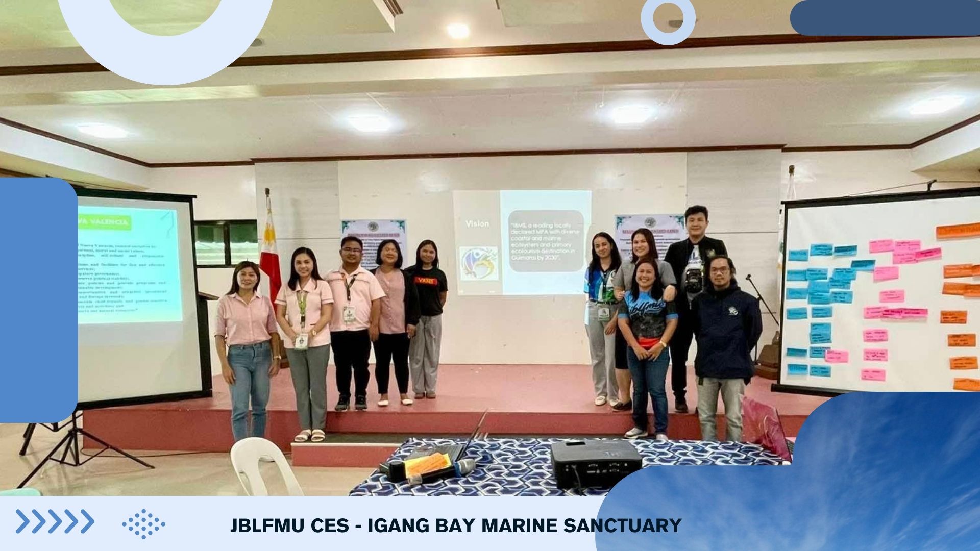 JBLFMU and Nueva Valencia Advance Igang Bay Marine Sanctuary Management