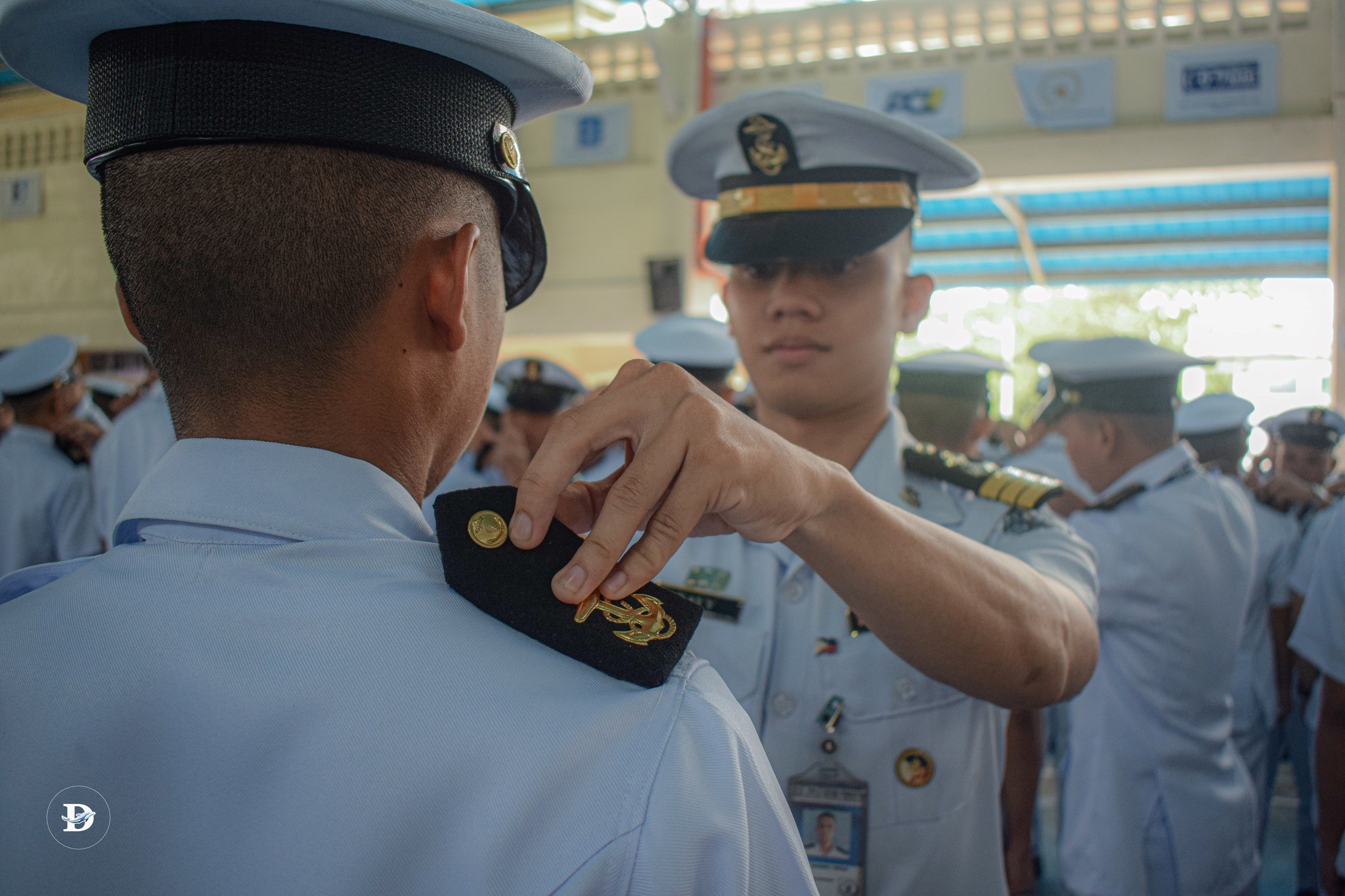 THE DONNING OF SHOULDER BOARD ACTIVITY