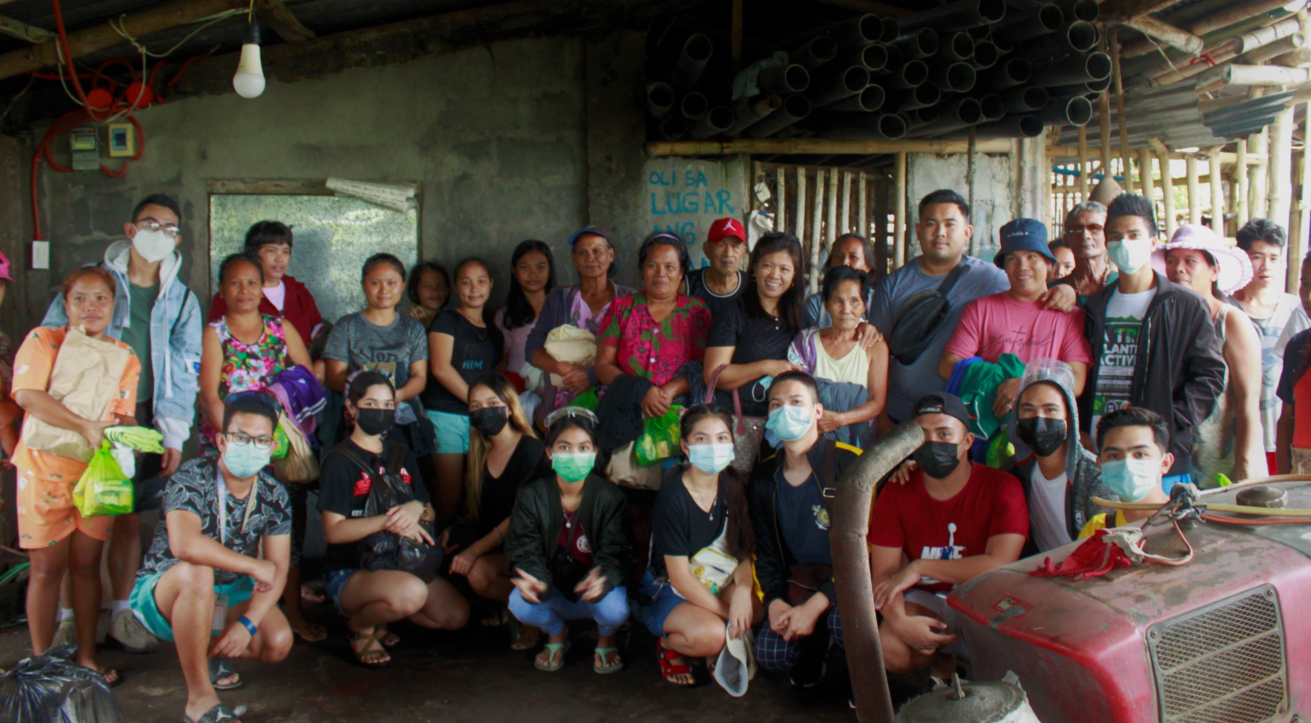 JBLCF-Bacolod Student Organizations Aid Flood Evacuees in Silay City