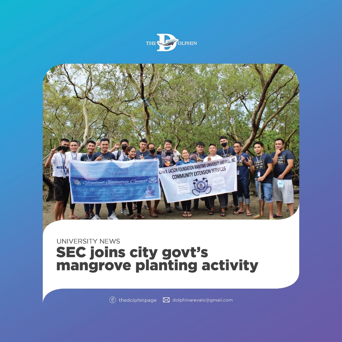 SEC JOINS CITY GOVT’S MANGROVE PLANTING ACTIVITY