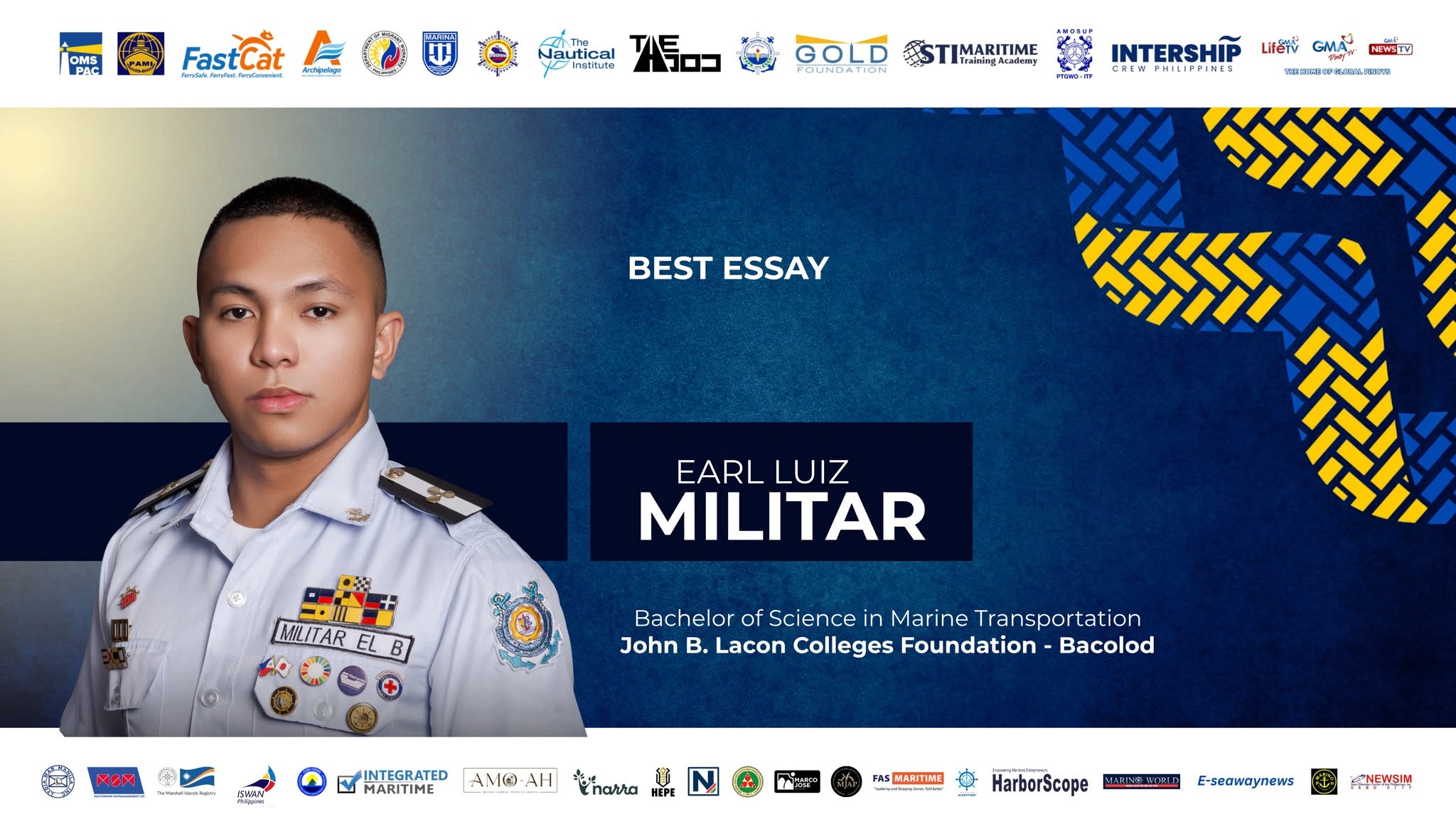 BEST ESSAY AWARD DURING TOMSP 2026