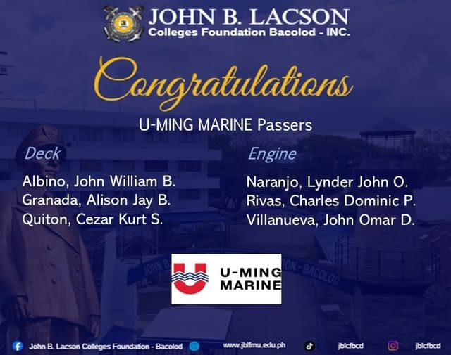 Congratulations to Our Future Maritime Leaders!