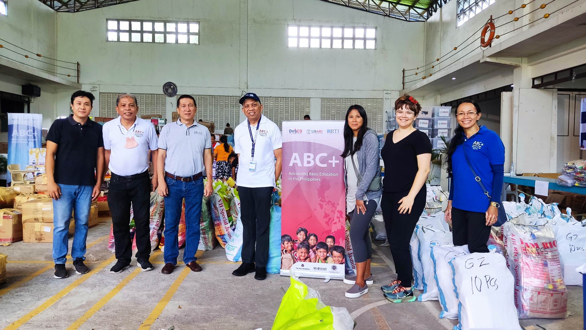 JBLCF-B collaborates with ABC+ Project in providing school supplies to schools affected by natural disasters.