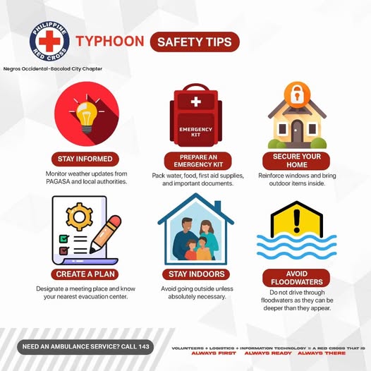 TYPHOON SAFETY TIPS & REMINDERS ๐ ๐ข