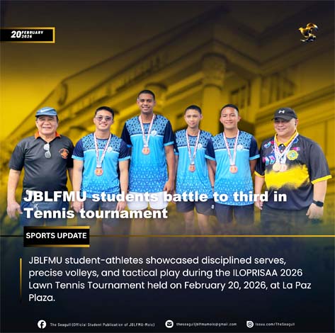 ๐๐๐๐๐๐ ๐๐๐๐ | JBLFMU students battle to third in Tennis tournament