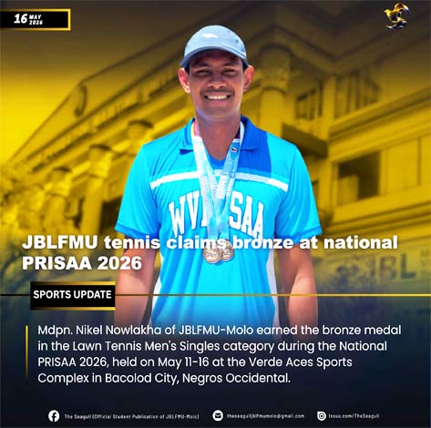 JBLFMU tennis claims bronze at national PRISAA 2026