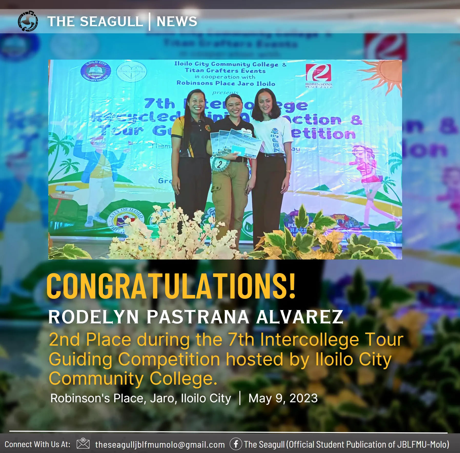 Lacsonian clutches second place in Inter-School Tour Guiding Competition