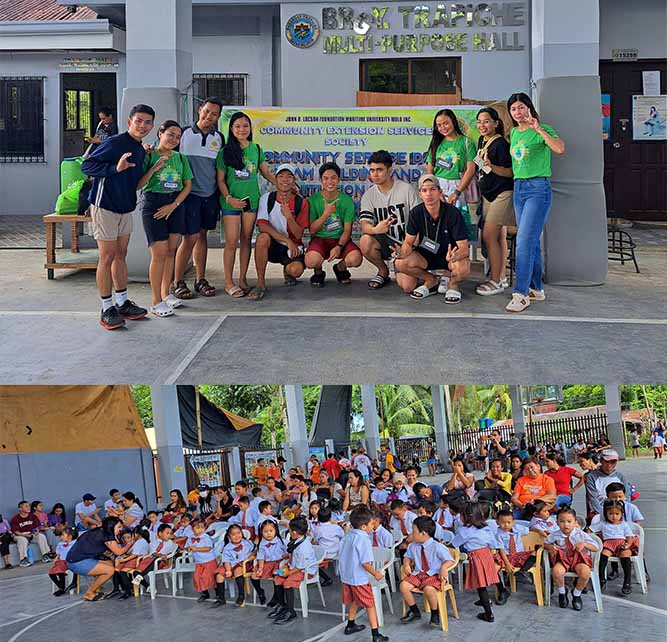 The Coastal Clean-up Drive, feeding program, and distribution of educational materials conducted by the Community Extension Service Society