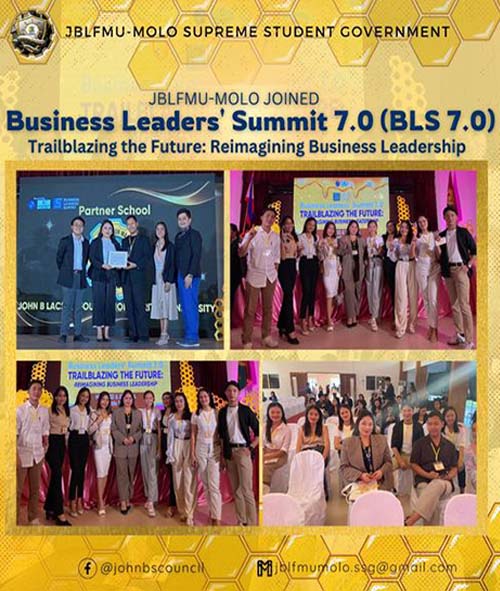 JBLFMU-Molo Student Leaders Participated at Business Leaders' Summit 7.0