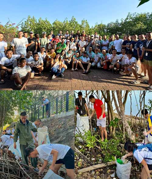 JBLFMU-Molo volunteers joins World Water Day clean-up drive